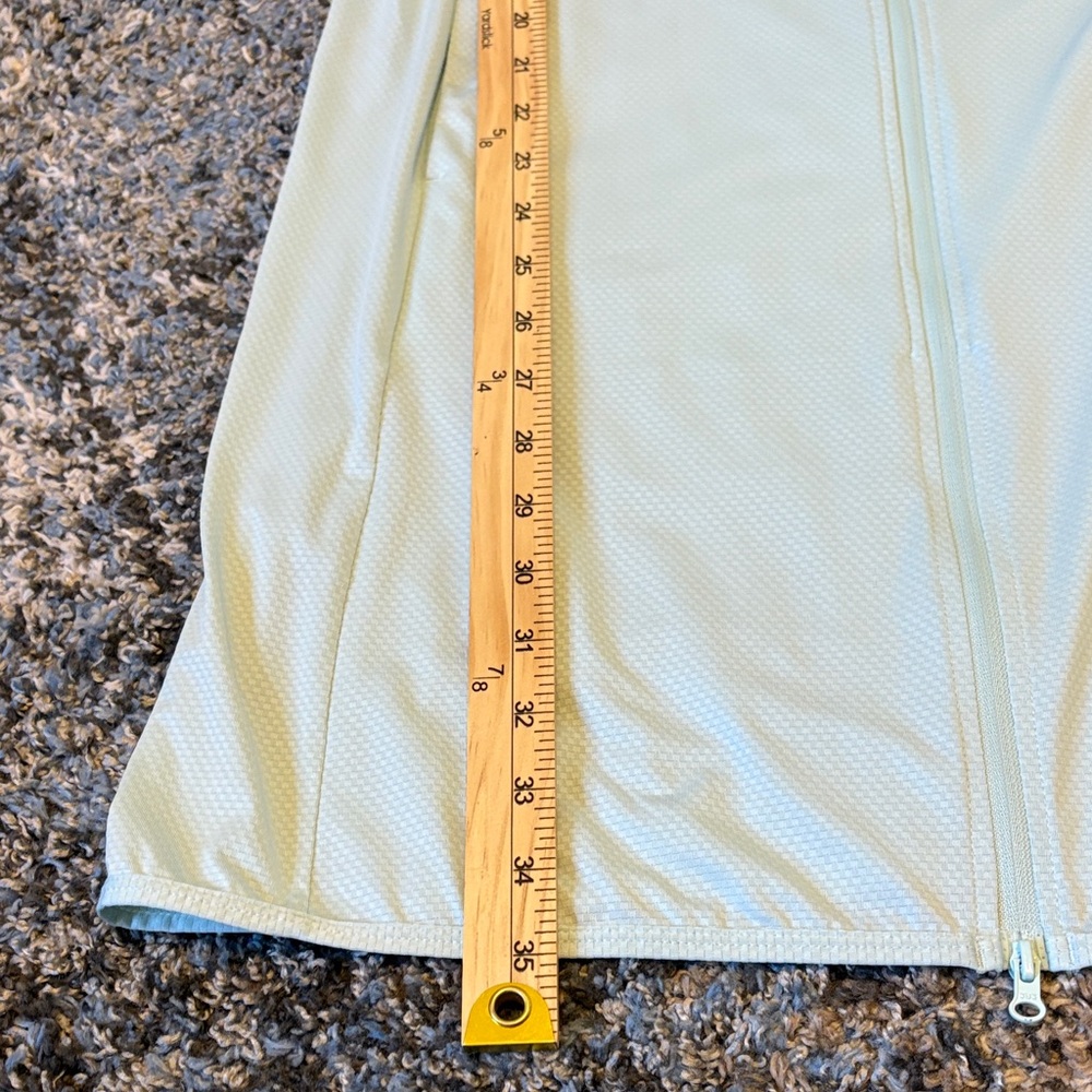 Bayleaf Women's Blue UPS 50" 2-way Zip Long Sleeve Cover Up Dress Sz: L, EUC - Picture 13 of 15